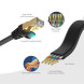 UNITEK CAT7 PATCH KABLO 3MT FLAT 10GBPS (C1897BK-3M)