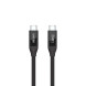 UNITEK USB4 THUNDERBOLT KABLO 0.8MT 40GBPS, 8K&60Hz,100W (C14100BK-0.8M)